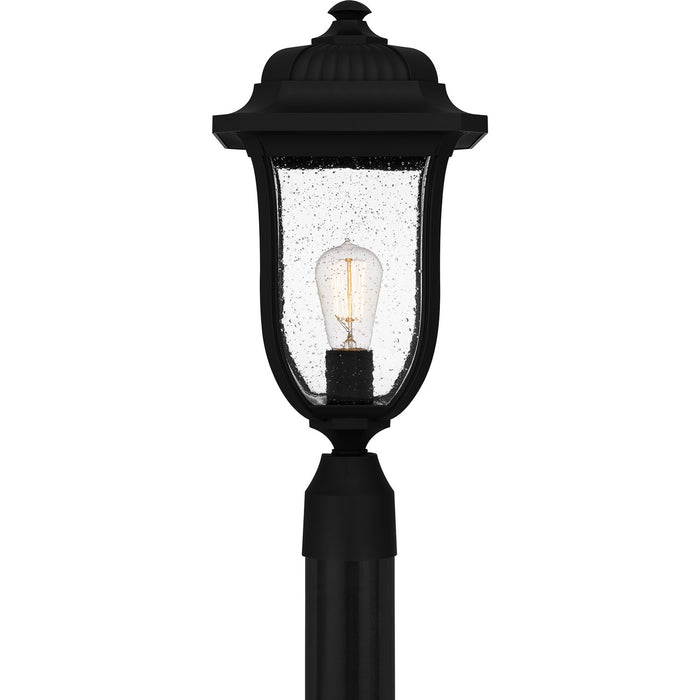 Quoizel MUL9009MBK One Light Outdoor Post Mount, Matte Black