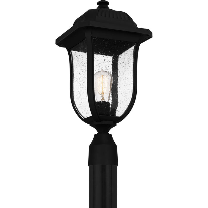 Quoizel MUL9009MBK One Light Outdoor Post Mount, Matte Black