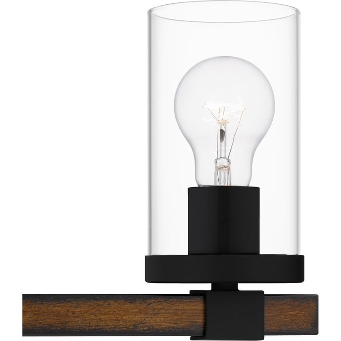 Quoizel NTH8629MBK Four Light Bath, Matte Black