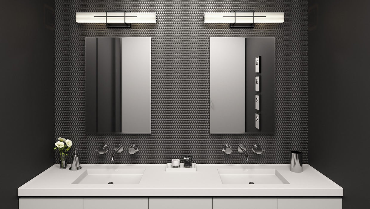 Quoizel PCGI8523MBK LED Bath, Matte Black