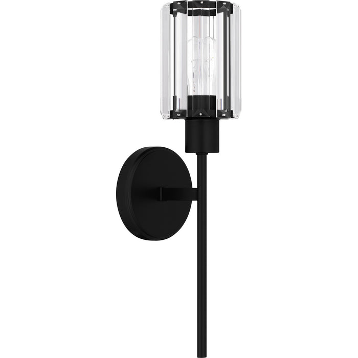 Quoizel PCILA8605MBK One Light Wall Sconce, Matte Black