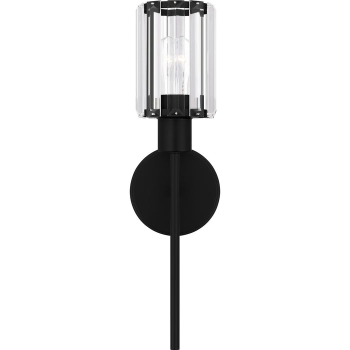 Quoizel PCILA8605MBK One Light Wall Sconce, Matte Black