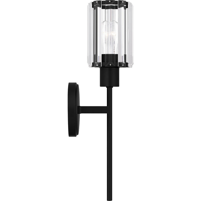 Quoizel PCILA8605MBK One Light Wall Sconce, Matte Black