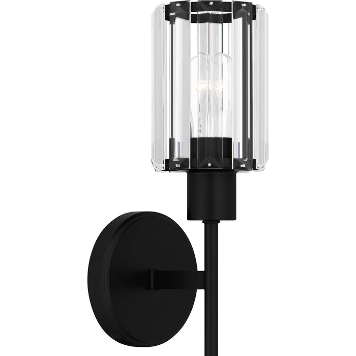 Quoizel PCILA8605MBK One Light Wall Sconce, Matte Black