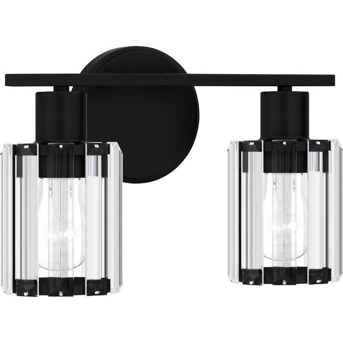 Quoizel PCILA8612MBK Two Light Bath, Matte Black