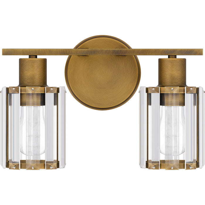 Quoizel PCILA8612WS Two Light Bath, Weathered Brass