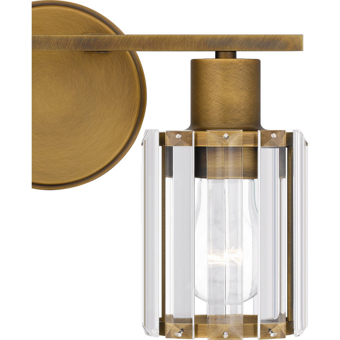 Quoizel PCILA8612WS Two Light Bath, Weathered Brass