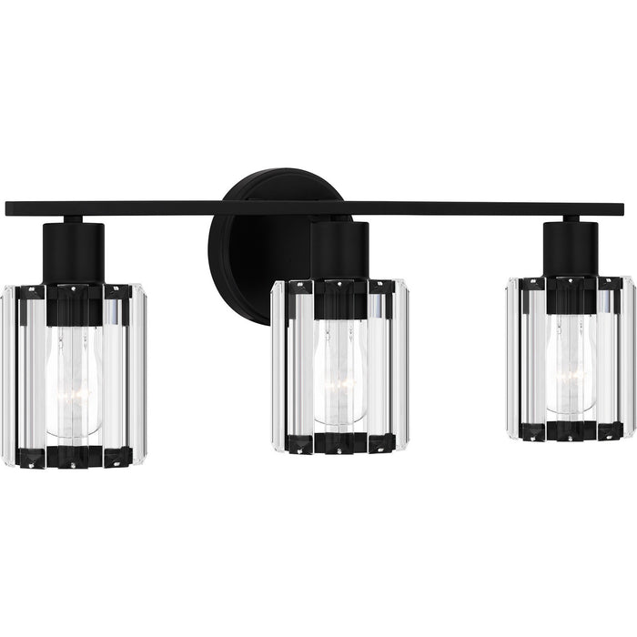 Quoizel PCILA8621MBK Three Light Bath, Matte Black