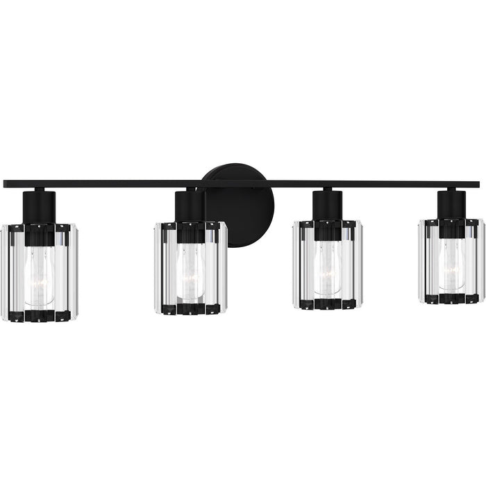Quoizel PCILA8629MBK Four Light Bath, Matte Black