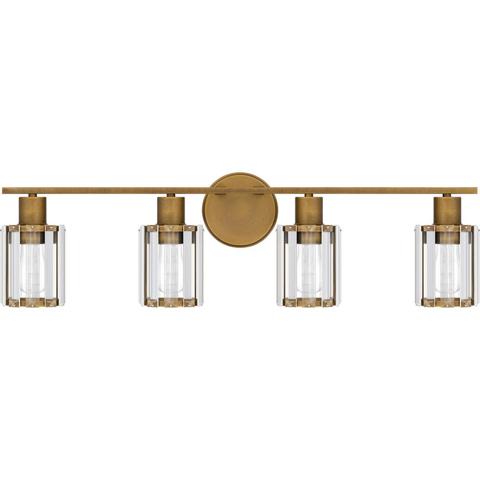 Quoizel PCILA8629WS Four Light Bath, Weathered Brass