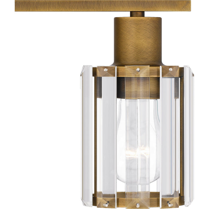 Quoizel PCILA8629WS Four Light Bath, Weathered Brass