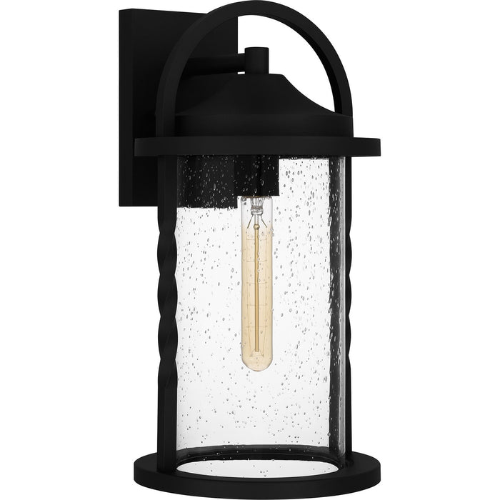 Quoizel RCE8409EK One Light Outdoor Wall Mount, Earth Black