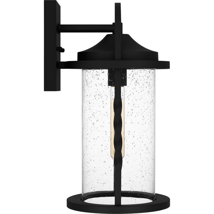 Quoizel RCE8409EK One Light Outdoor Wall Mount, Earth Black
