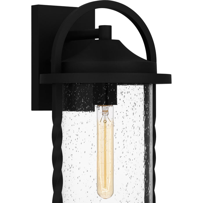 Quoizel RCE8409EK One Light Outdoor Wall Mount, Earth Black