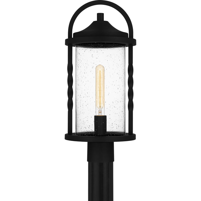 Quoizel RCE9009EK One Light Outdoor Post Mount, Earth Black