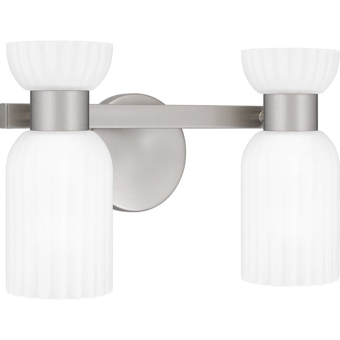 Quoizel REB8615BN Two Light Bath, Brushed Nickel