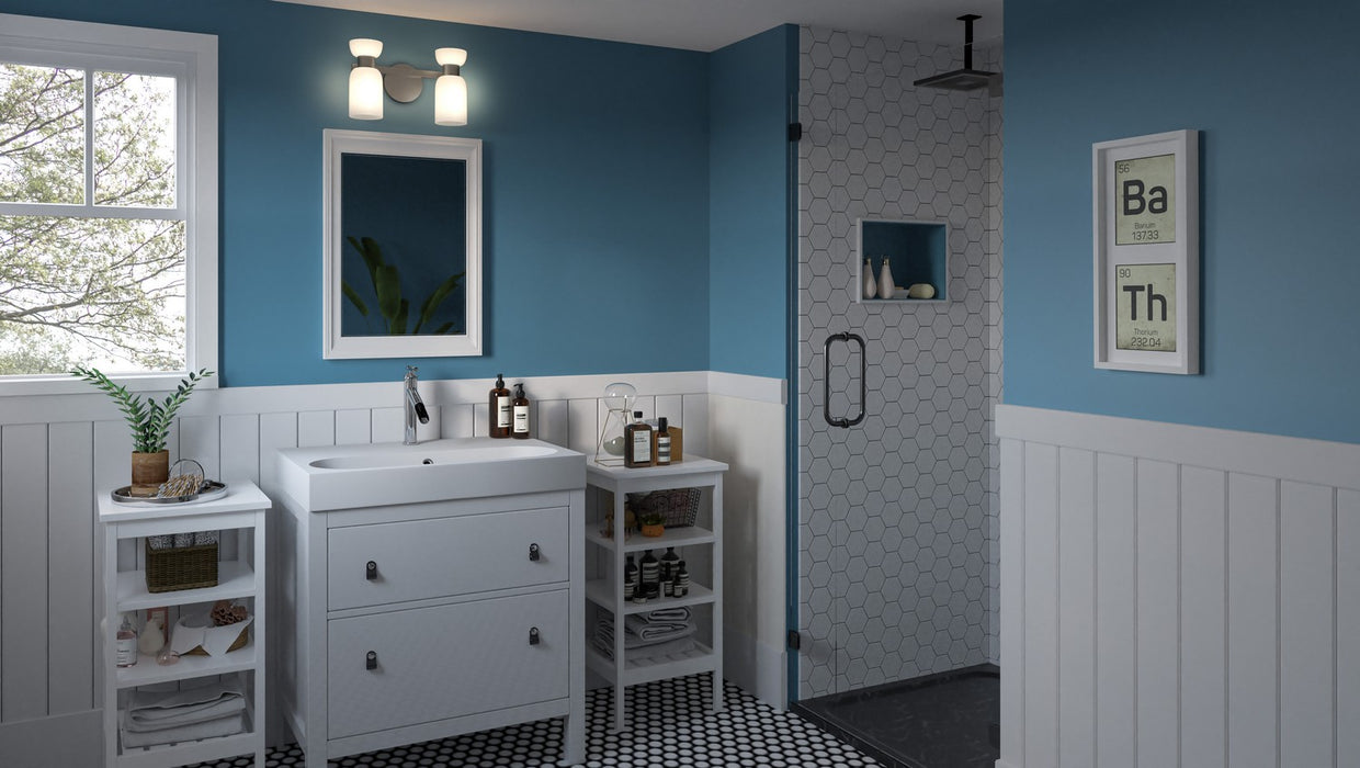 Quoizel REB8615BN Two Light Bath, Brushed Nickel