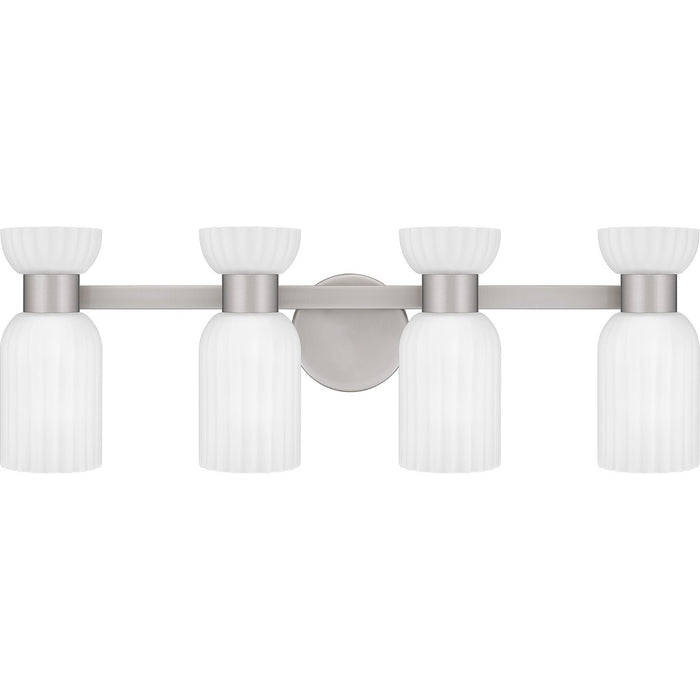 Quoizel REB8628BN Four Light Bath, Brushed Nickel