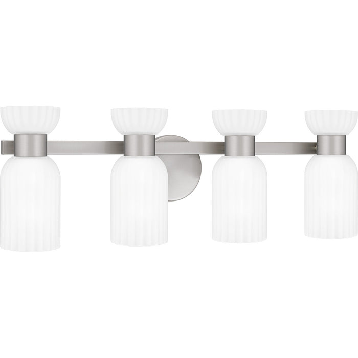 Quoizel REB8628BN Four Light Bath, Brushed Nickel