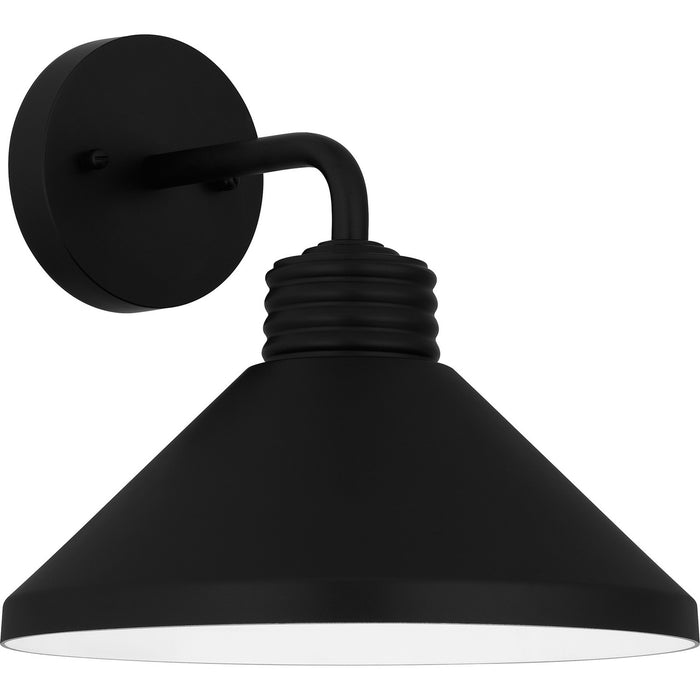 Quoizel REN8411MBK One Light Outdoor Wall Mount, Matte Black