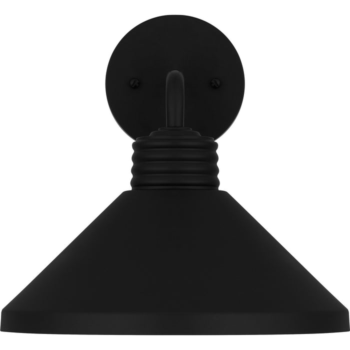 Quoizel REN8411MBK One Light Outdoor Wall Mount, Matte Black