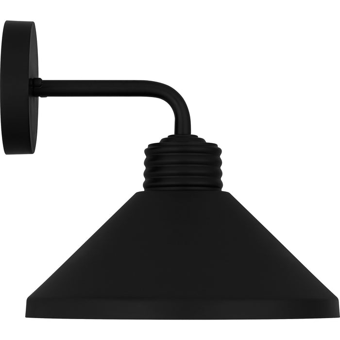 Quoizel REN8411MBK One Light Outdoor Wall Mount, Matte Black