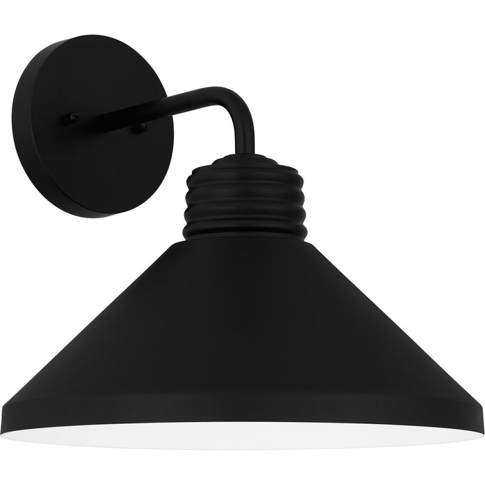 Quoizel REN8414MBK One Light Outdoor Wall Mount, Matte Black
