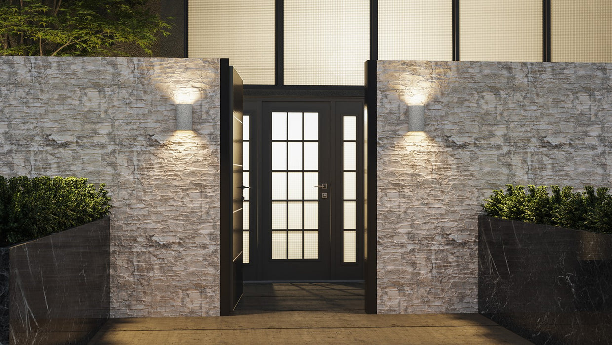 Quoizel SPE8405CNC LED Outdoor Wall Mount, Concrete
