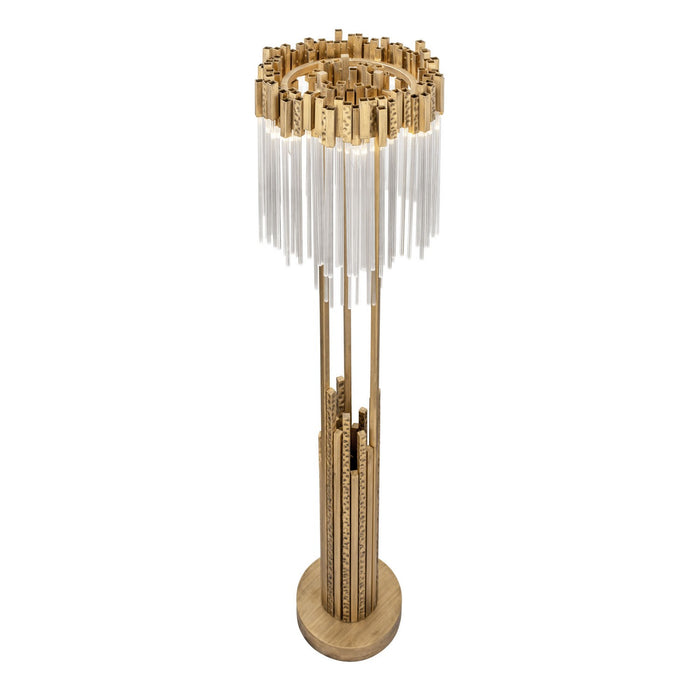 Varaluz 309L06HG Six Light Floor Lamp, Havana Gold
