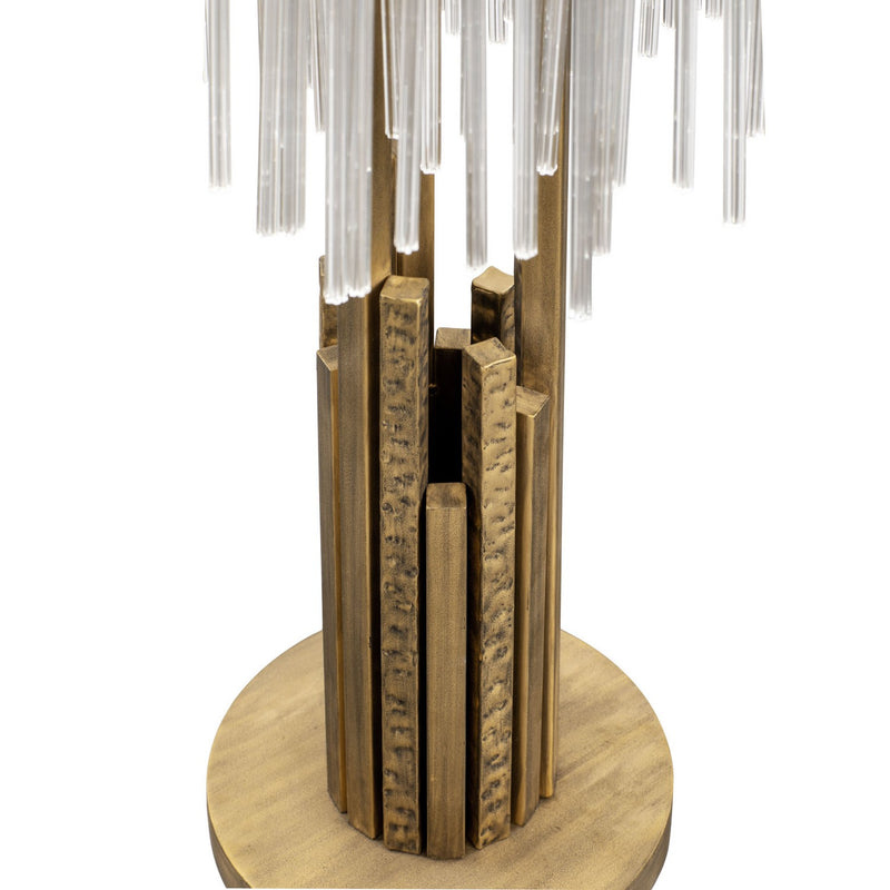 Varaluz 309T03HG Three Light Table Lamp, Havana Gold