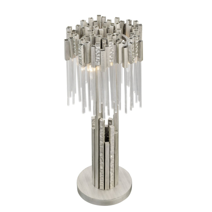 Varaluz 309T03RN Three Light Table Lamp, Rainy Night