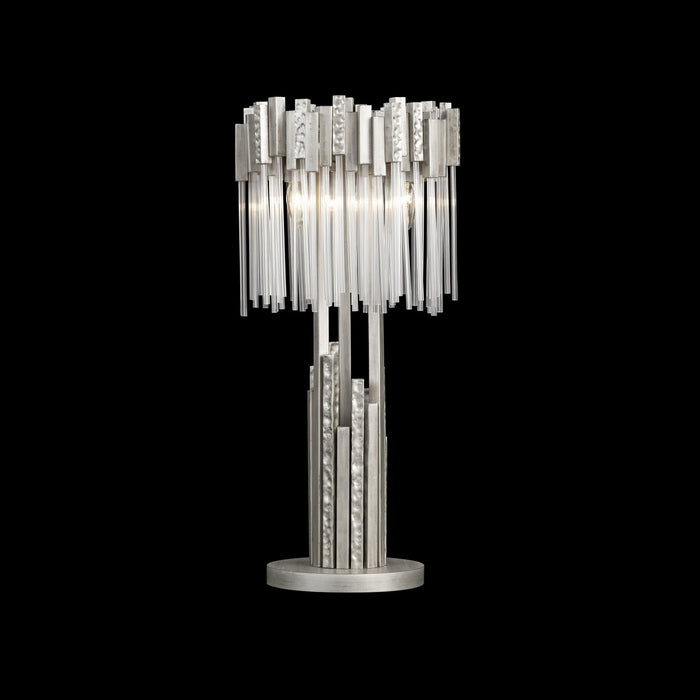 Varaluz 309T03RN Three Light Table Lamp, Rainy Night
