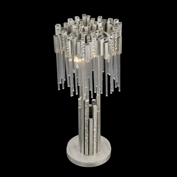 Varaluz 309T03RN Three Light Table Lamp, Rainy Night