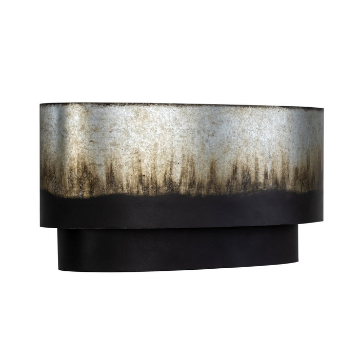 Varaluz 323W02OG Two Light Wall Sconce, Ombre Galvanized
