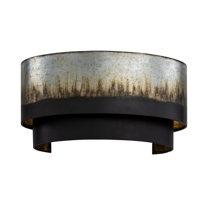Varaluz 323W02OG Two Light Wall Sconce, Ombre Galvanized