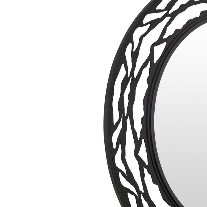 Varaluz 348MI33CB Mirror, Carbon Black