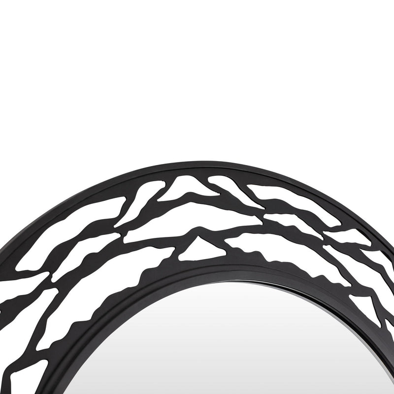 Varaluz 348MI33CB Mirror, Carbon Black