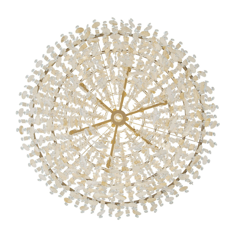 Varaluz 377C16FG 16 Light Chandelier, French Gold