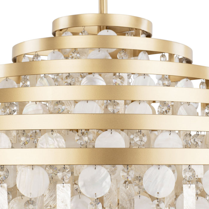 Varaluz 377C16FG 16 Light Chandelier, French Gold