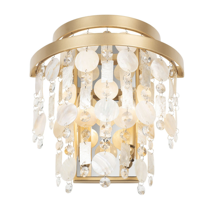 Varaluz 377W02FG Two Light Wall Sconce, French Gold
