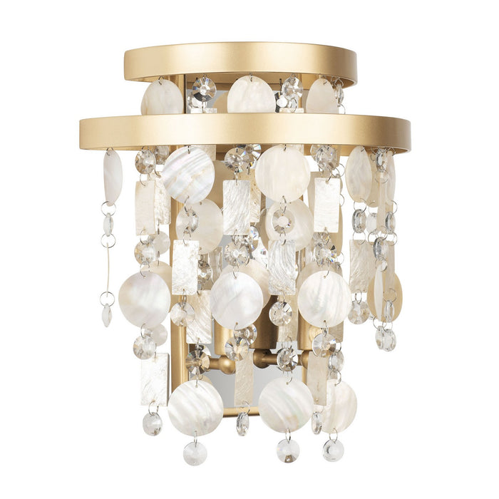 Varaluz 377W02FG Two Light Wall Sconce, French Gold