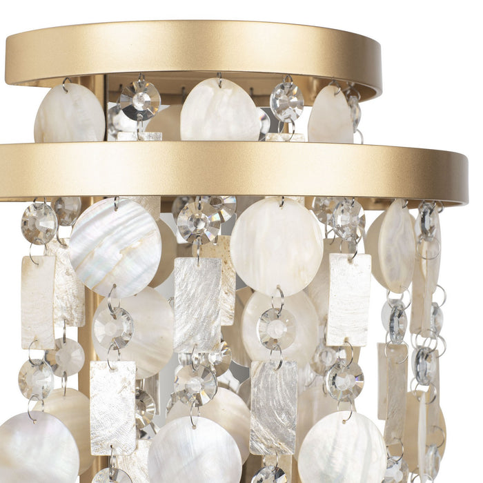 Varaluz 377W02FG Two Light Wall Sconce, French Gold