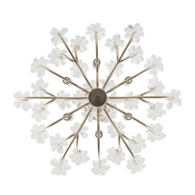 Varaluz 378C06GDAR Six Light Chandelier, Gold Dust/Artifact