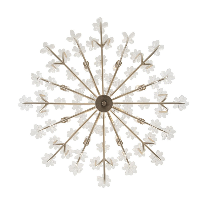 Varaluz 378C08GDAR Eight Light Chandelier, Gold Dust/Artifact