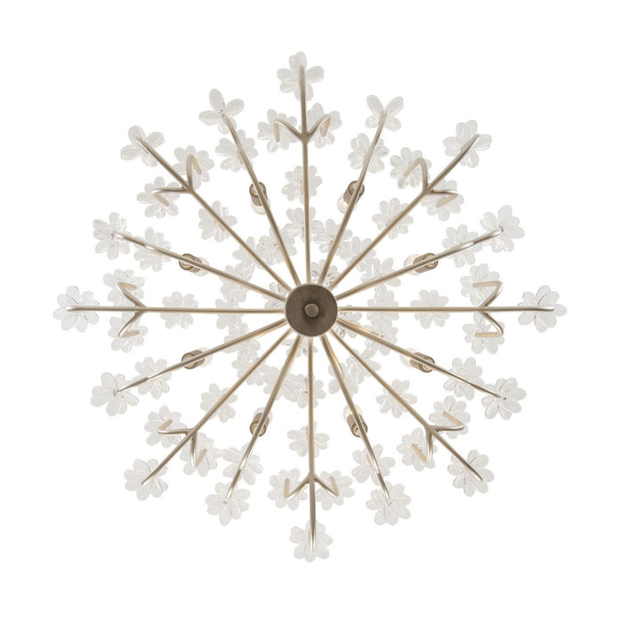 Varaluz 378C08GDAR Eight Light Chandelier, Gold Dust/Artifact