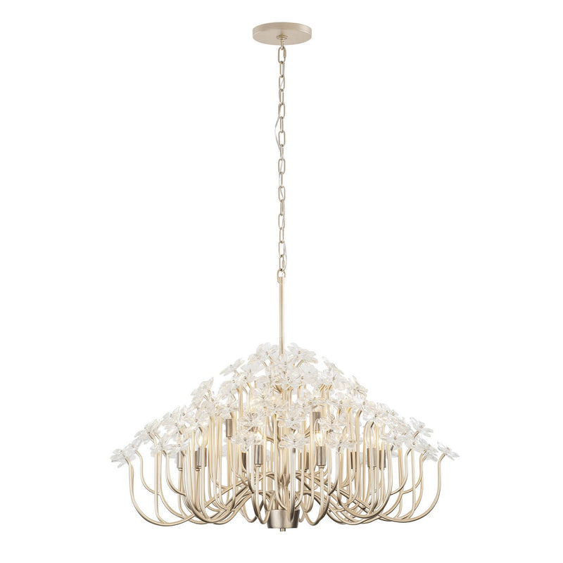 Varaluz 378C15GDAR 15 Light Chandelier, Gold Dust/Artifact