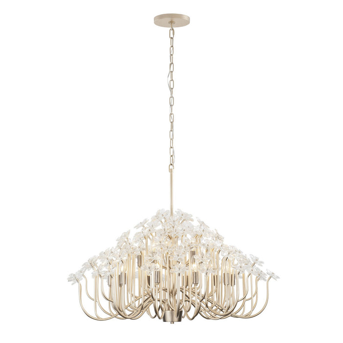 Varaluz 378C15GDAR 15 Light Chandelier, Gold Dust/Artifact