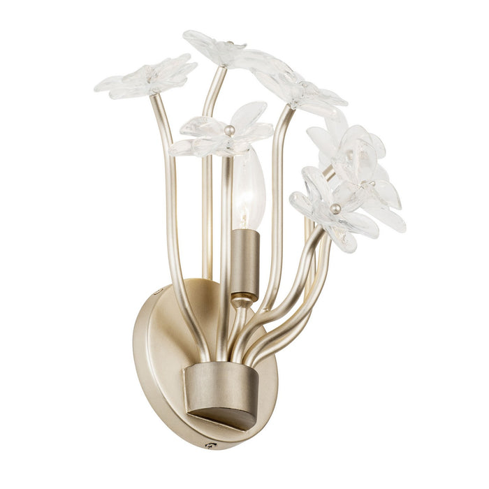 Varaluz 378W01GDAR One Light Wall Sconce, Gold Dust/Artifact