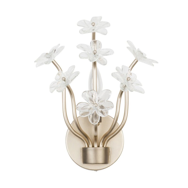 Varaluz 378W01GDAR One Light Wall Sconce, Gold Dust/Artifact