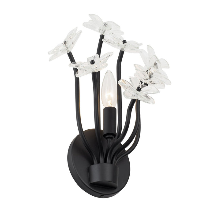 Varaluz 378W01MB One Light Wall Sconce, Matte Black